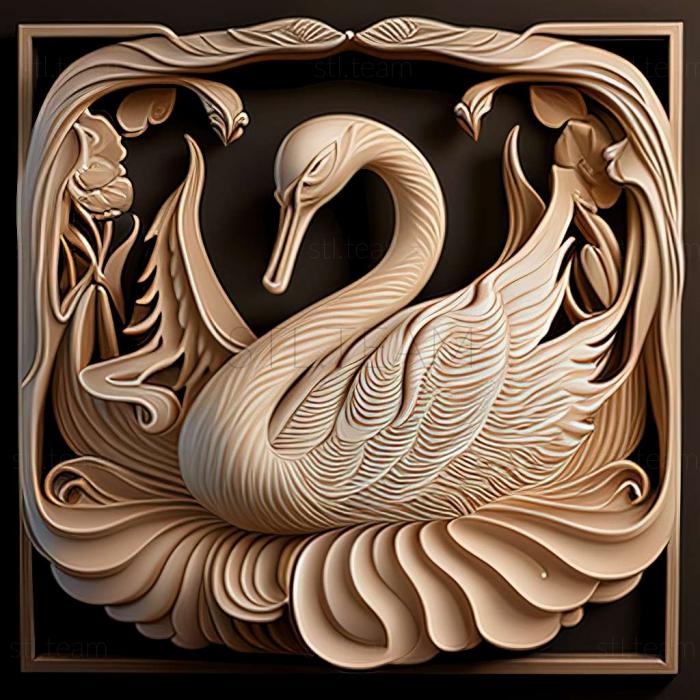 3D model swan (STL)
